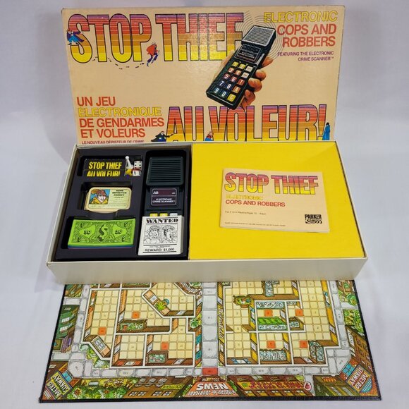Stop Thief 1979 Cops Robbers Vintage Board Game by Parker Brothers - Picture 1 of 1
